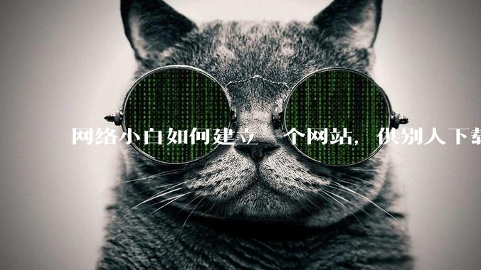 网络小白如何建立一个网站，供别人下载文件（主要是PDF和MP3）?