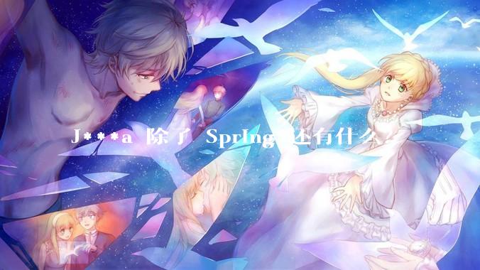 J***a 除了 Spring 还有什么？
